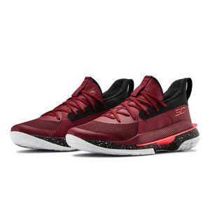 Under Armour Curry 7 'Red Cordova' 2019 3021258-605 Basketball Sneakers